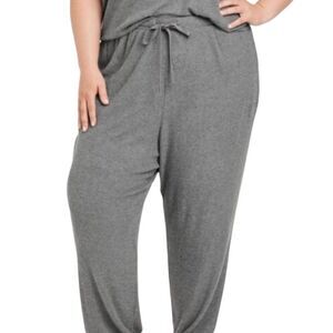 Auden Lightweight Soft Stretchy Ribbed Pajama Pants Plus XXL